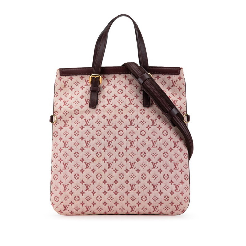 Louis Vuitton Mini Francoise 2WAY Handbag Monogram Cherry Pink